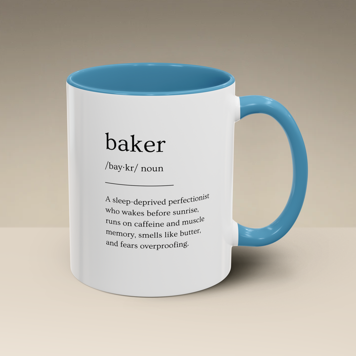 Baker Definition Color Accent Mug