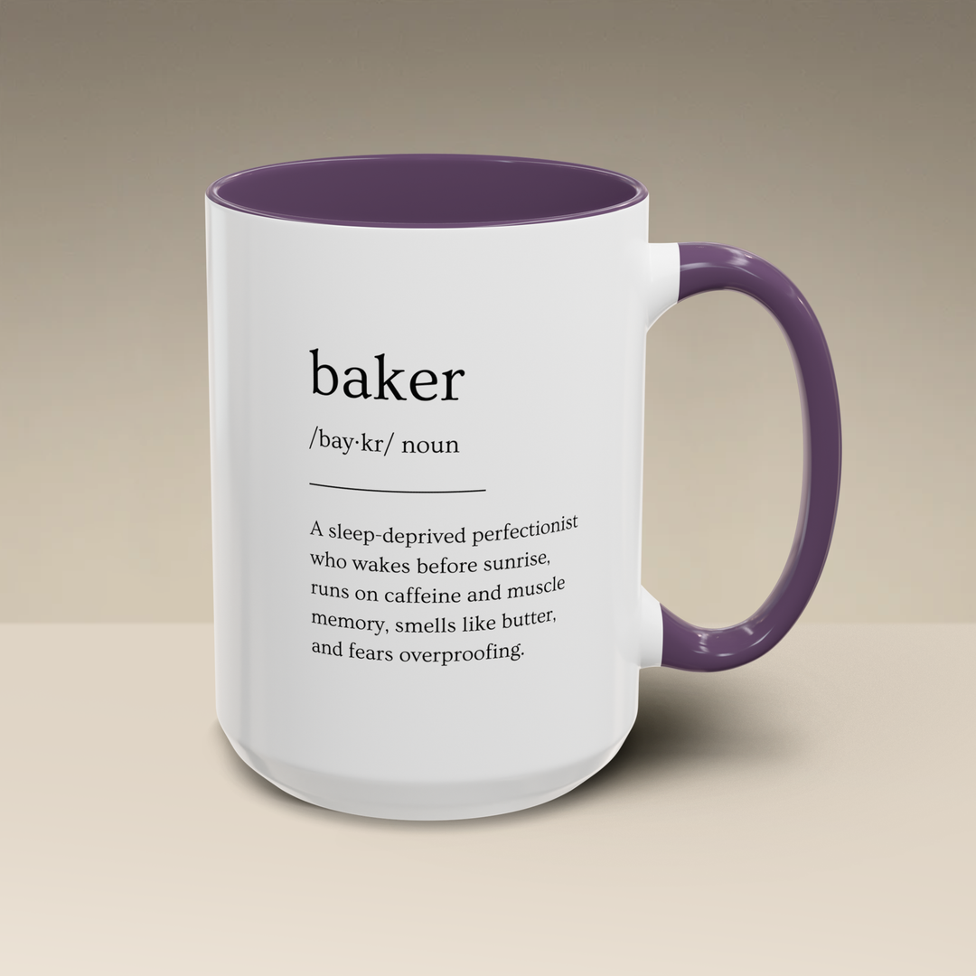 Baker Definition Color Accent Mug