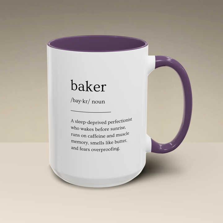 Baker Definition Color Accent Mug