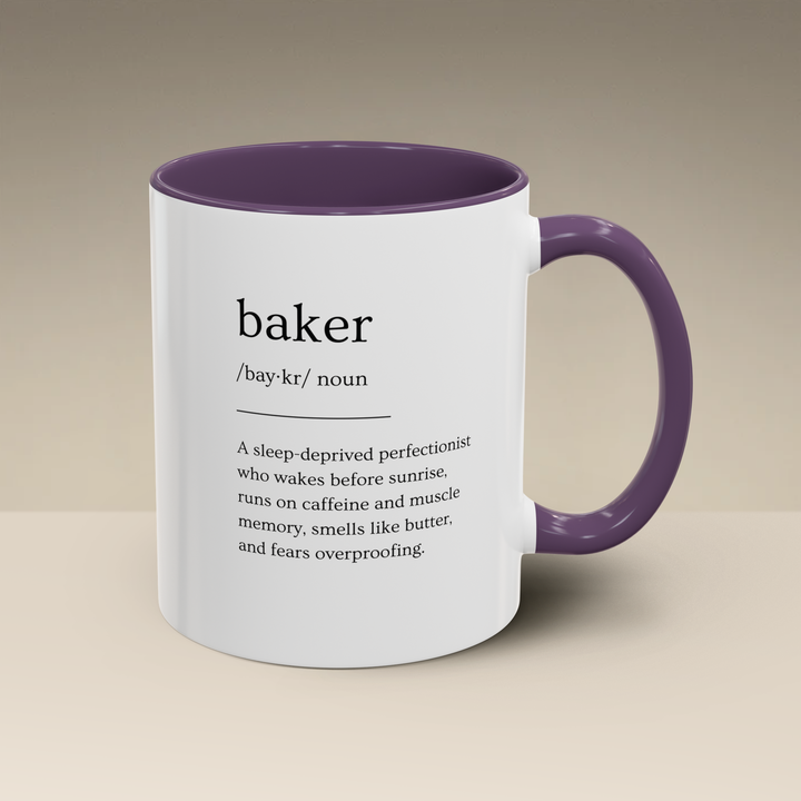 Baker Definition Color Accent Mug