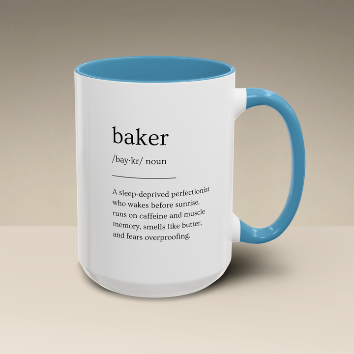 Baker Definition Color Accent Mug