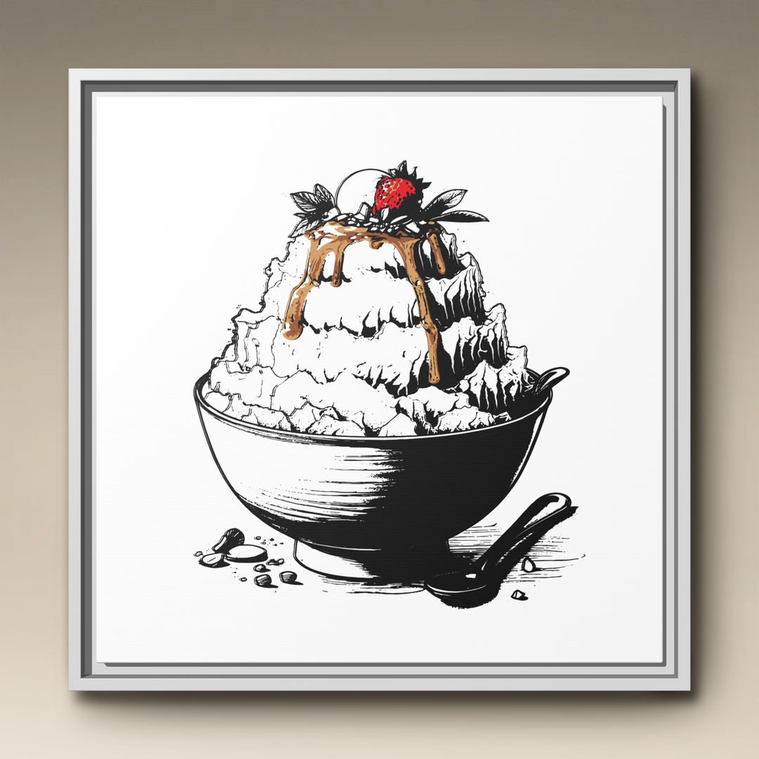Bingsu Framed Canvas