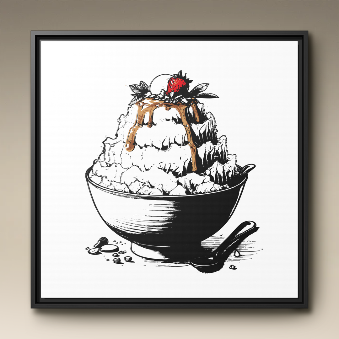 Bingsu Framed Canvas