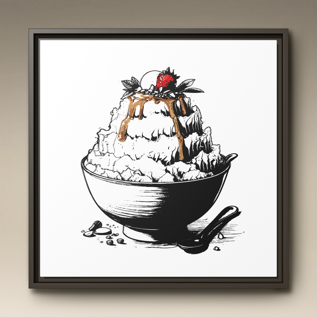 Bingsu Framed Canvas