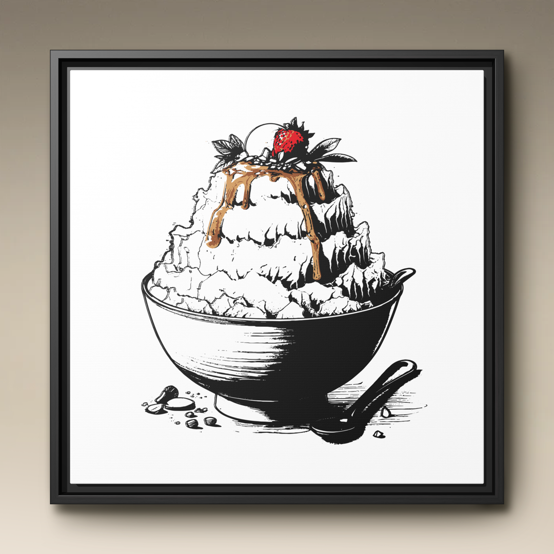 Bingsu Framed Canvas