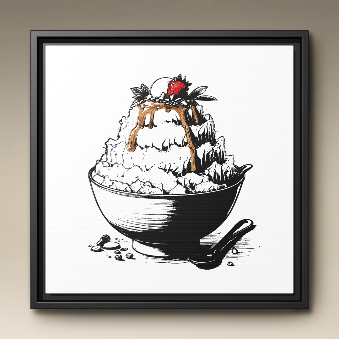 Bingsu Framed Canvas