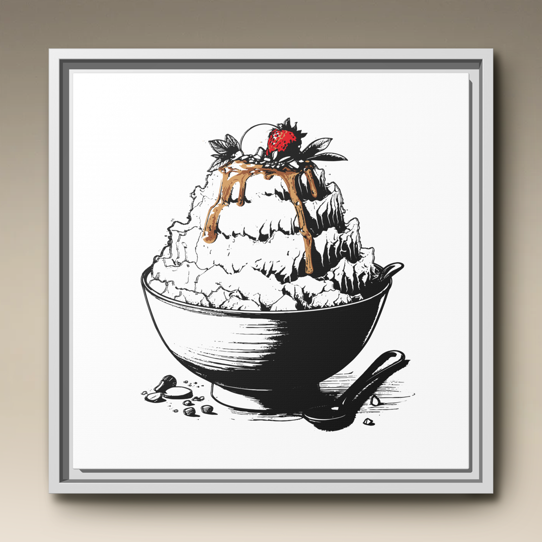 Bingsu Framed Canvas