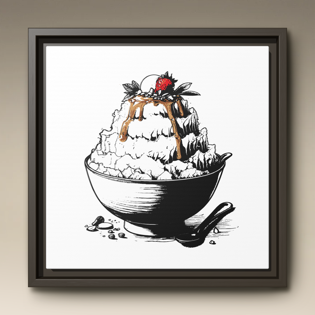 Bingsu Framed Canvas