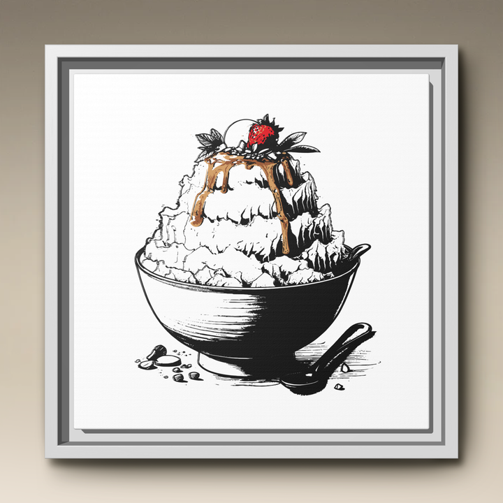 Bingsu Framed Canvas