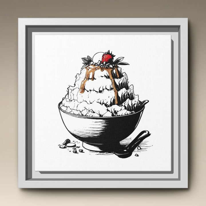 Bingsu Framed Canvas
