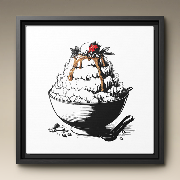 Bingsu Framed Canvas