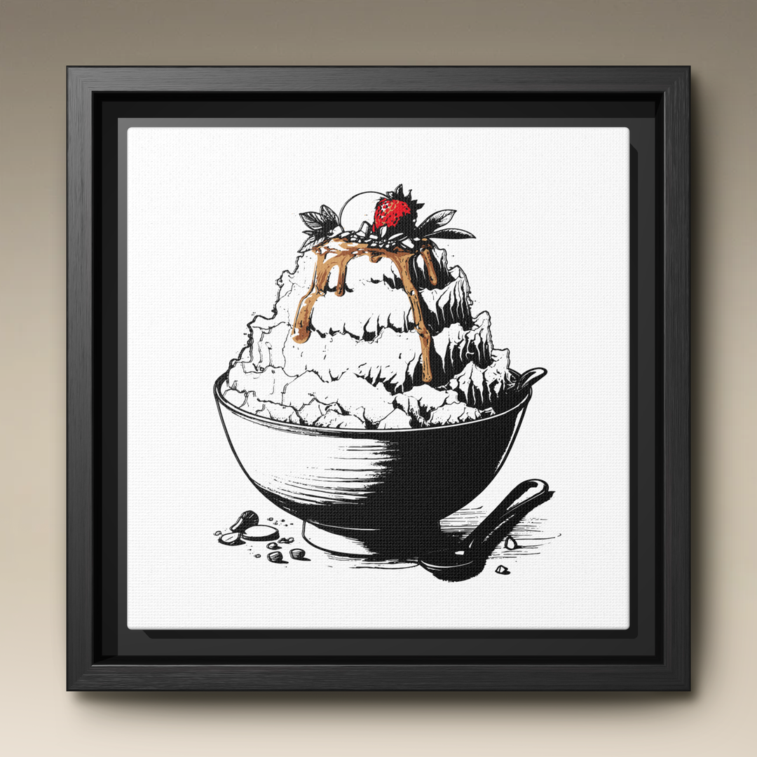 Bingsu Framed Canvas