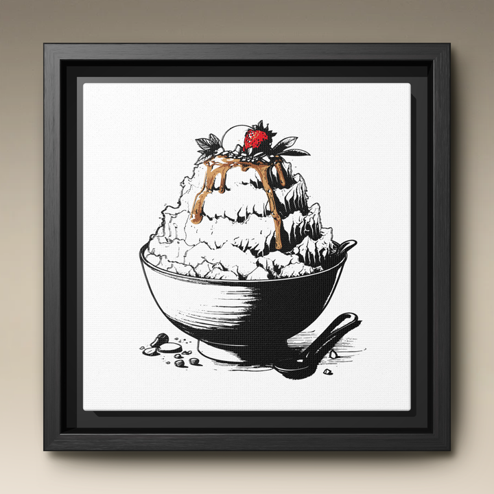Bingsu Framed Canvas