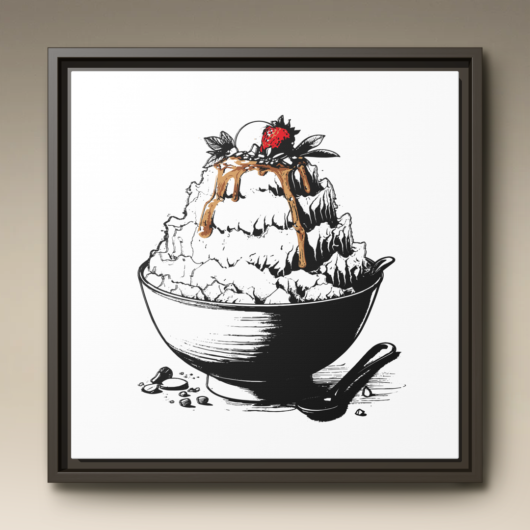 Bingsu Framed Canvas