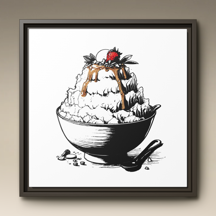 Bingsu Framed Canvas