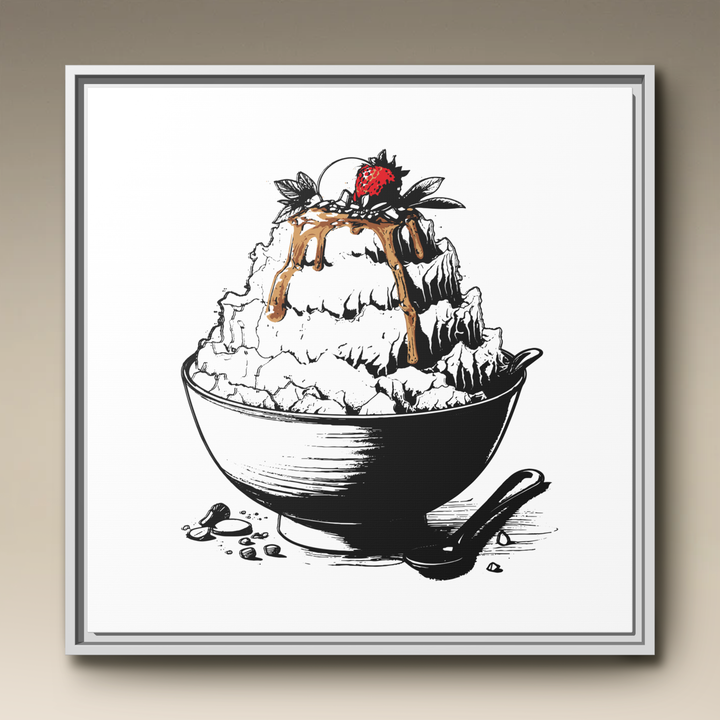Bingsu Framed Canvas