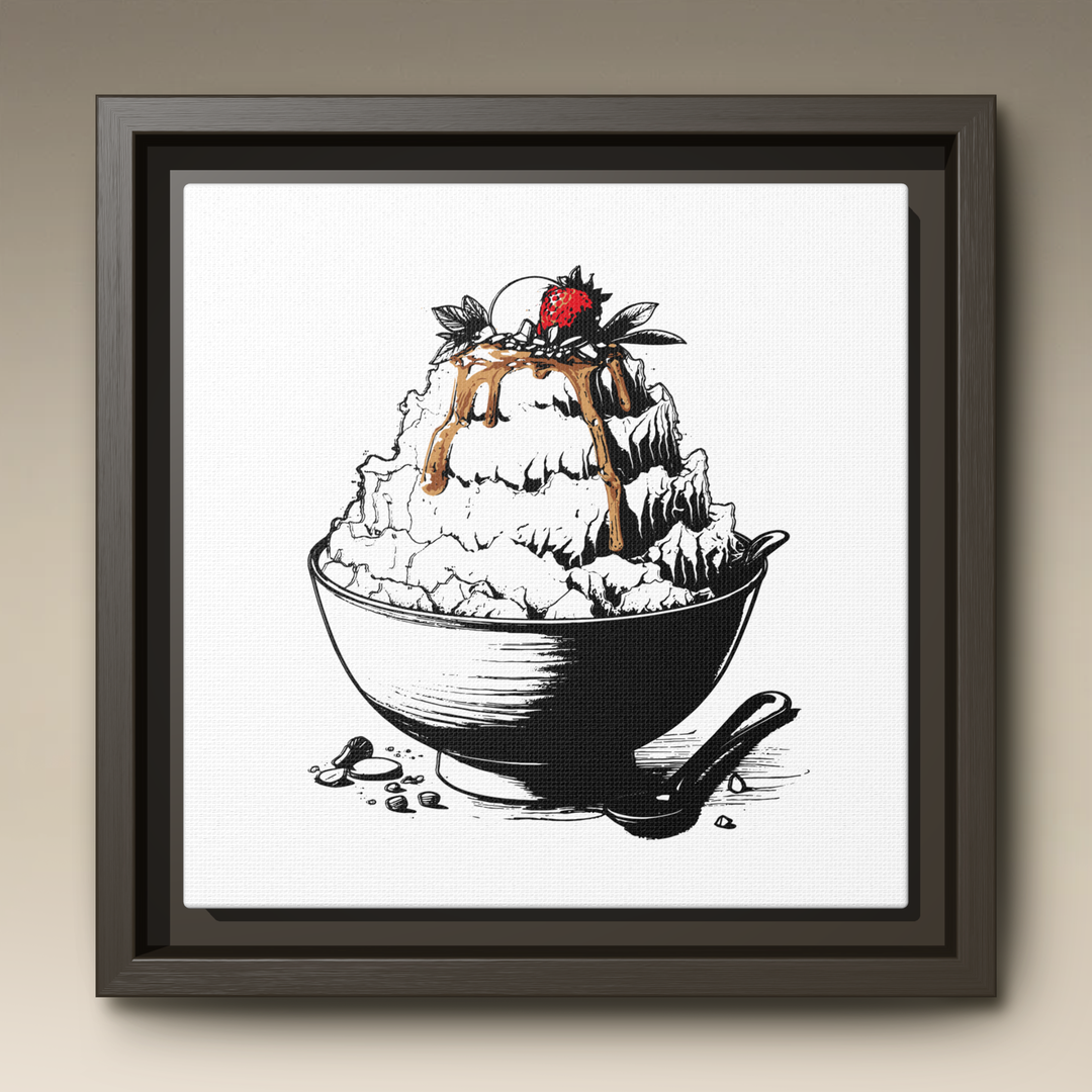 Bingsu Framed Canvas