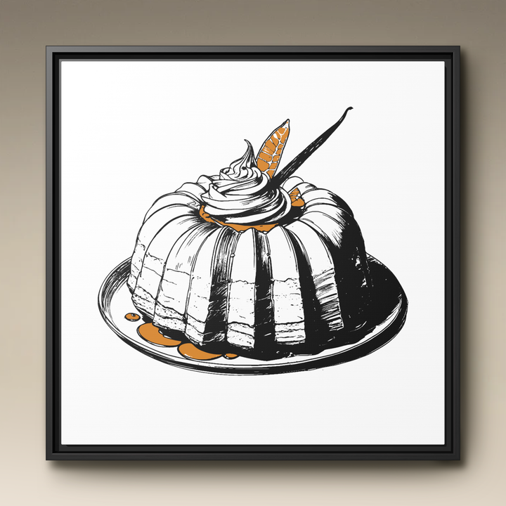 Baba Au Rhum Framed Canvas
