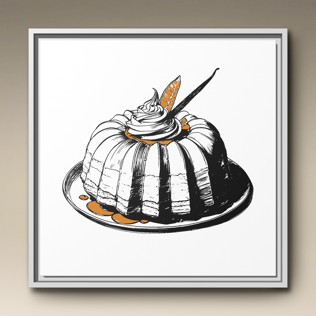 Baba Au Rhum Framed Canvas