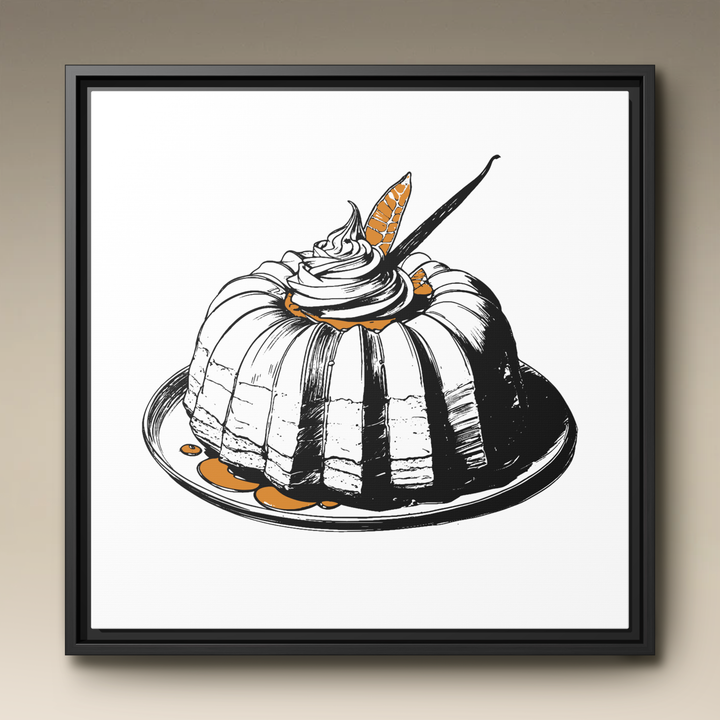 Baba Au Rhum Framed Canvas
