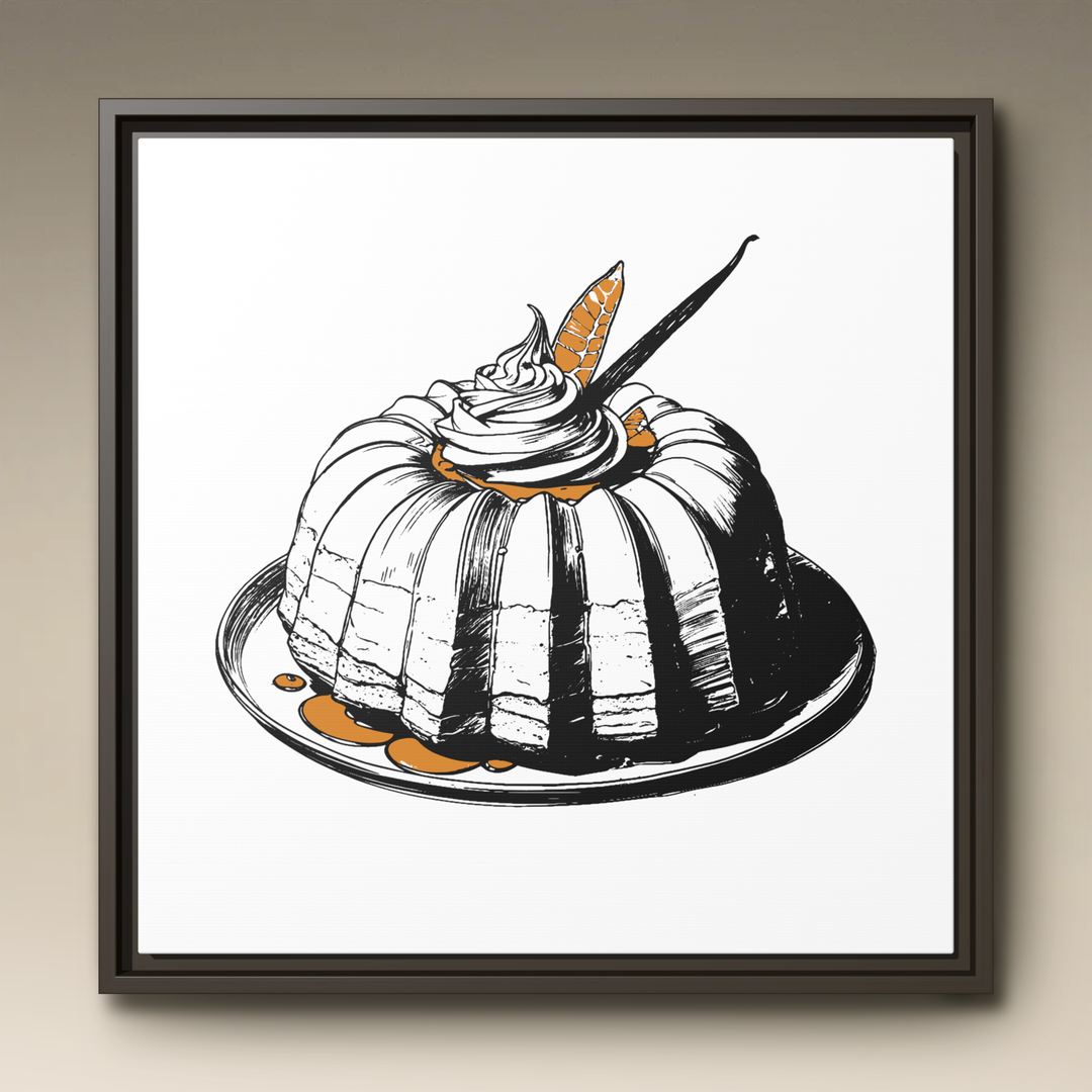 Baba Au Rhum Framed Canvas