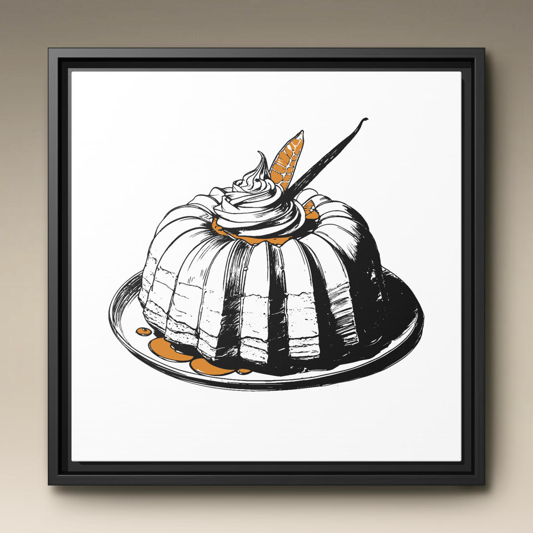 Baba Au Rhum Framed Canvas
