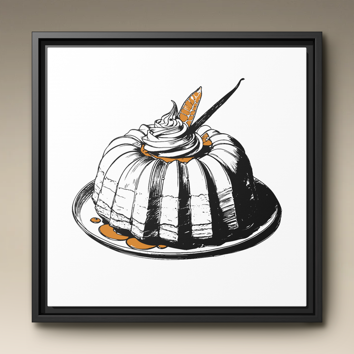 Baba Au Rhum Framed Canvas