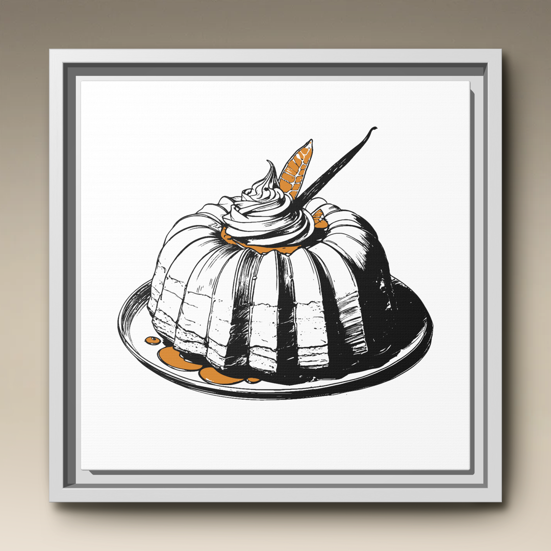 Baba Au Rhum Framed Canvas