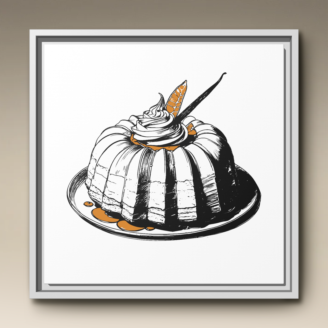 Baba Au Rhum Framed Canvas