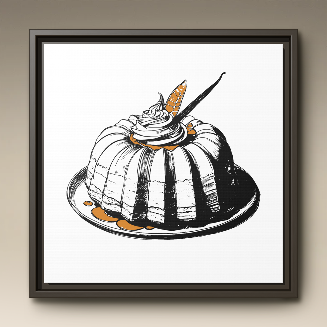Baba Au Rhum Framed Canvas