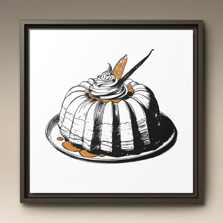 Baba Au Rhum Framed Canvas