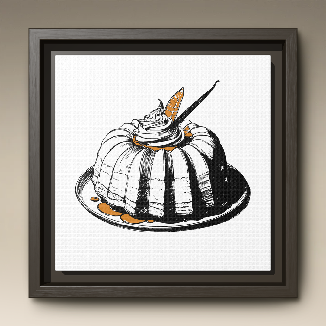 Baba Au Rhum Framed Canvas