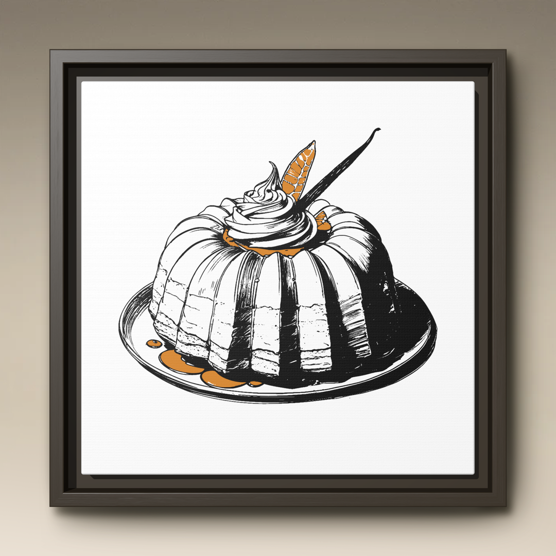 Baba Au Rhum Framed Canvas