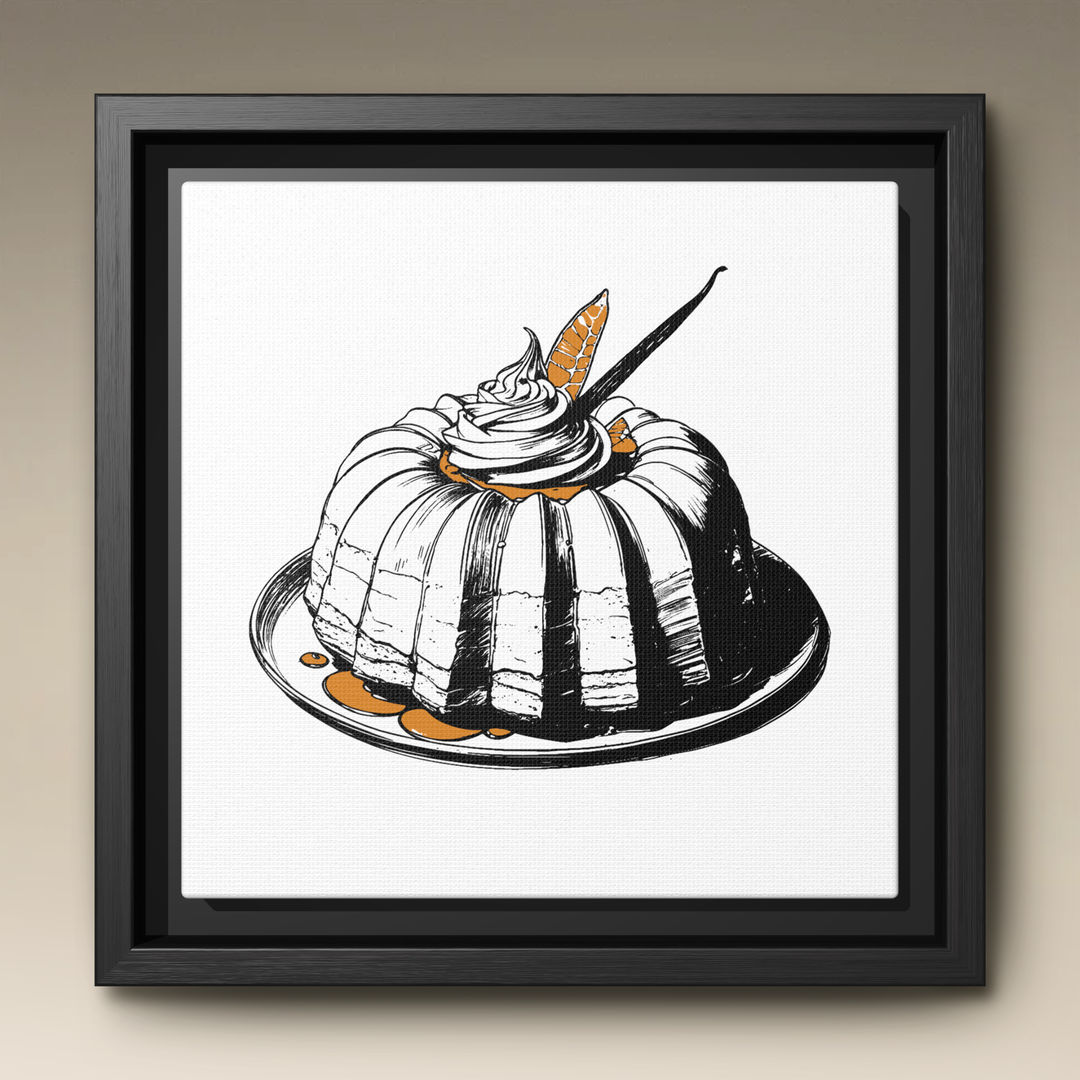 Baba Au Rhum Framed Canvas