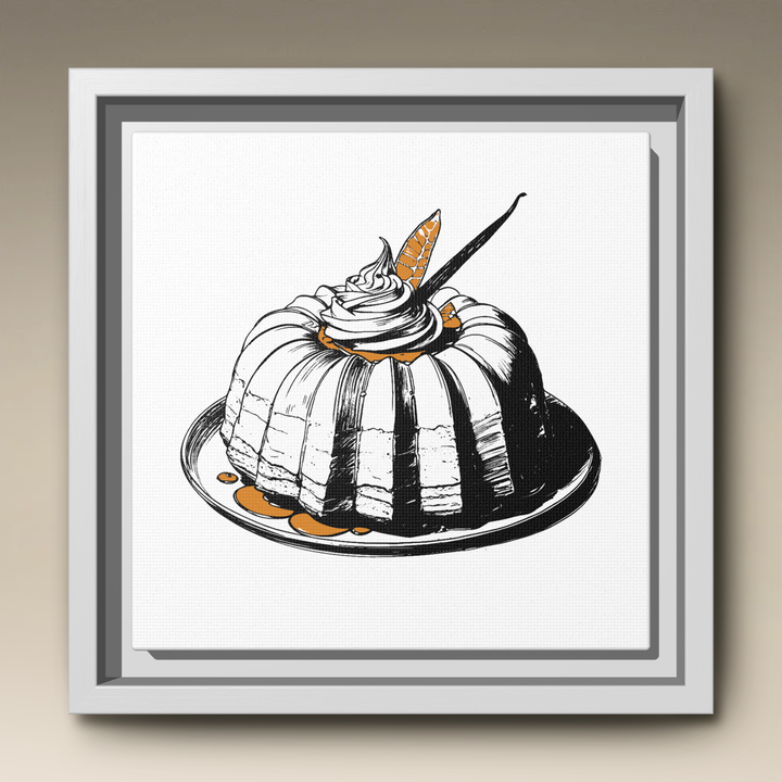 Baba Au Rhum Framed Canvas
