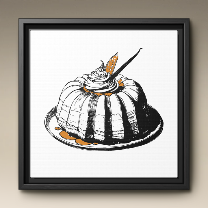 Baba Au Rhum Framed Canvas