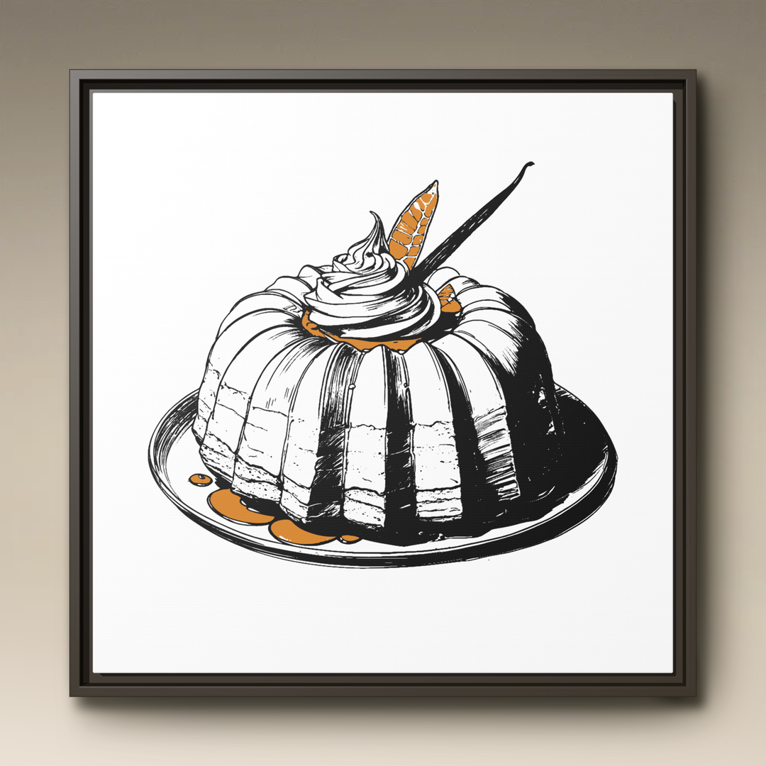 Baba Au Rhum Framed Canvas