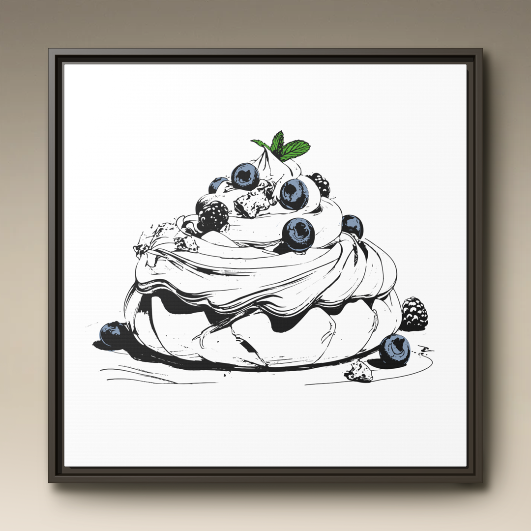 Pavlova Framed Canvas