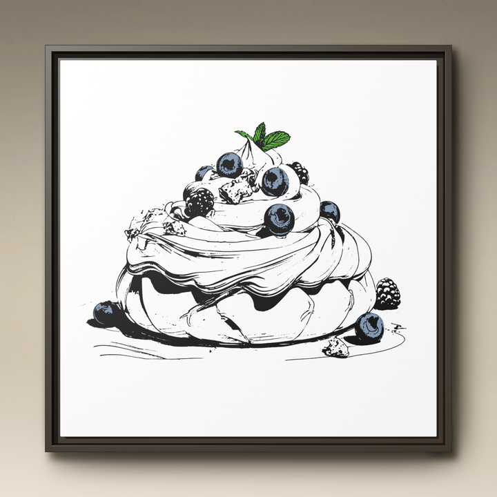 Pavlova Framed Canvas