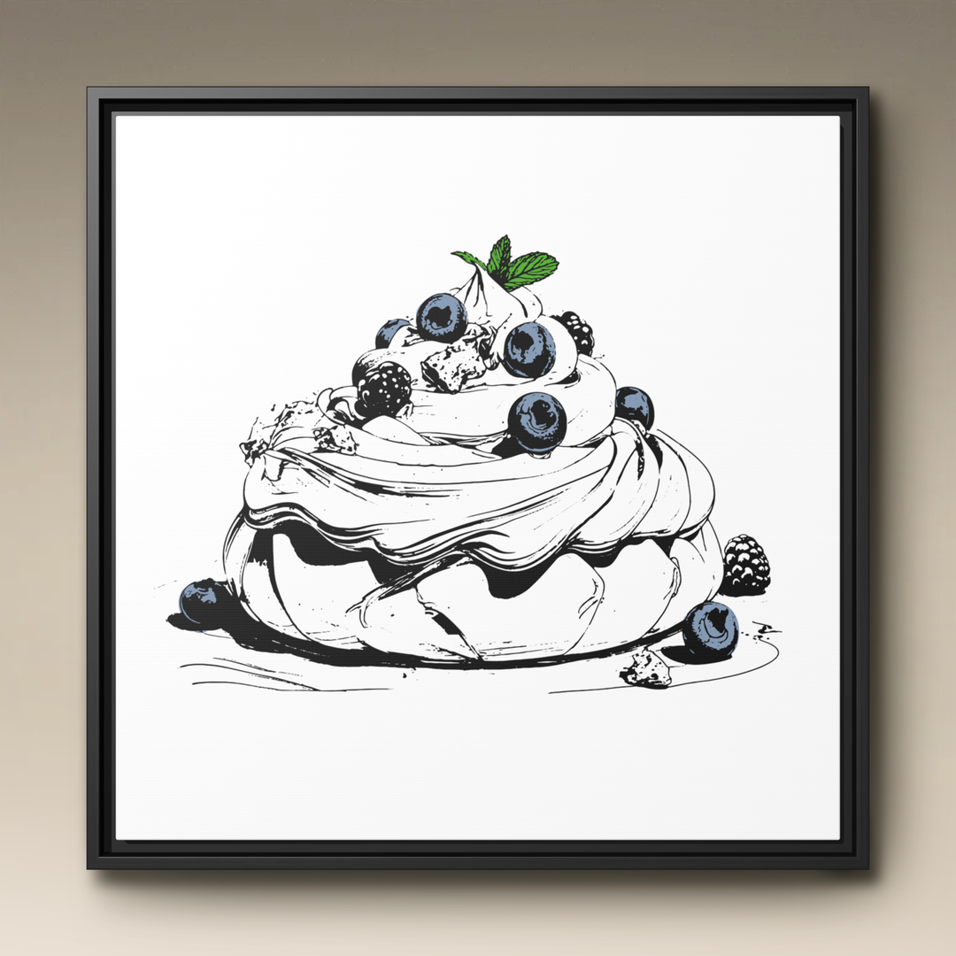 Pavlova Framed Canvas