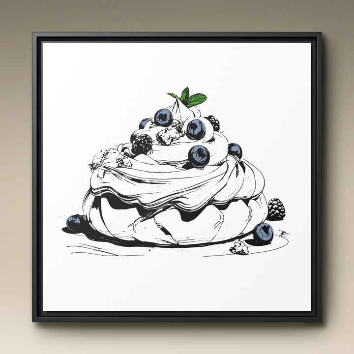 Pavlova Framed Canvas