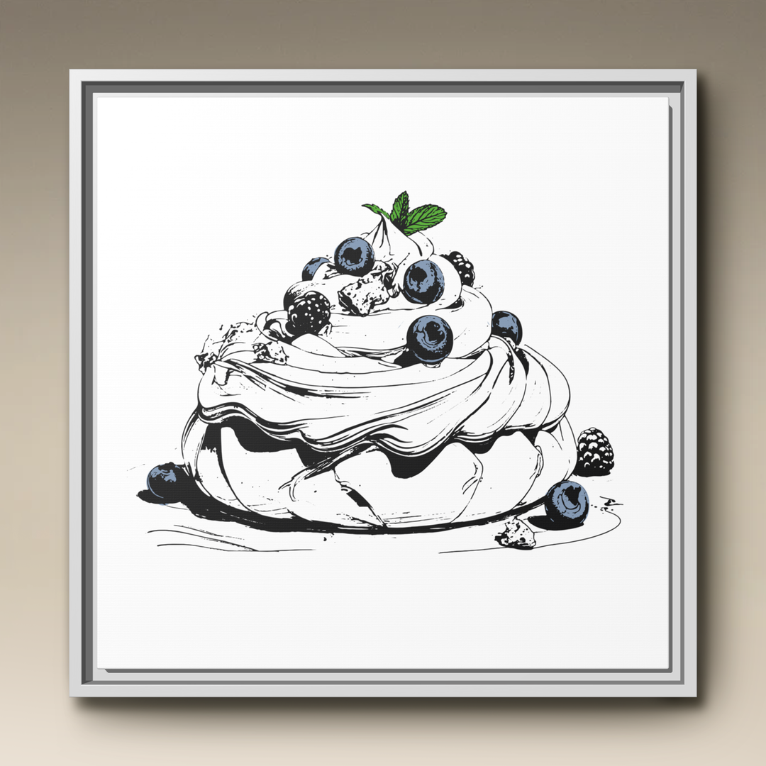 Pavlova Framed Canvas