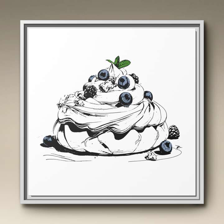 Pavlova Framed Canvas