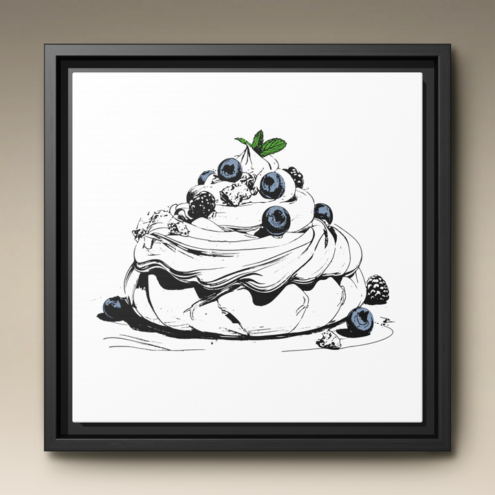 Pavlova Framed Canvas