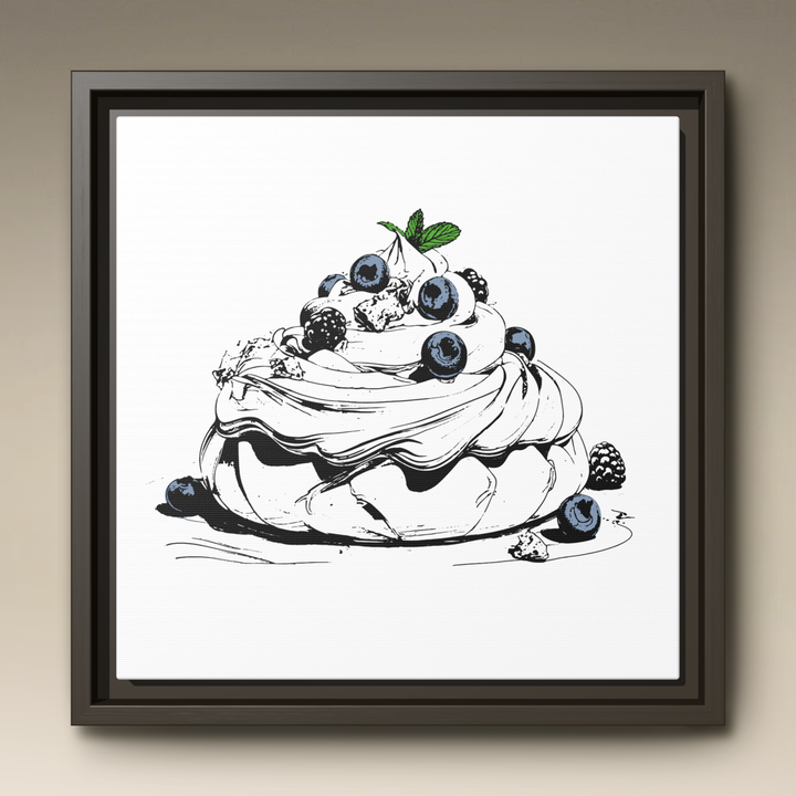 Pavlova Framed Canvas