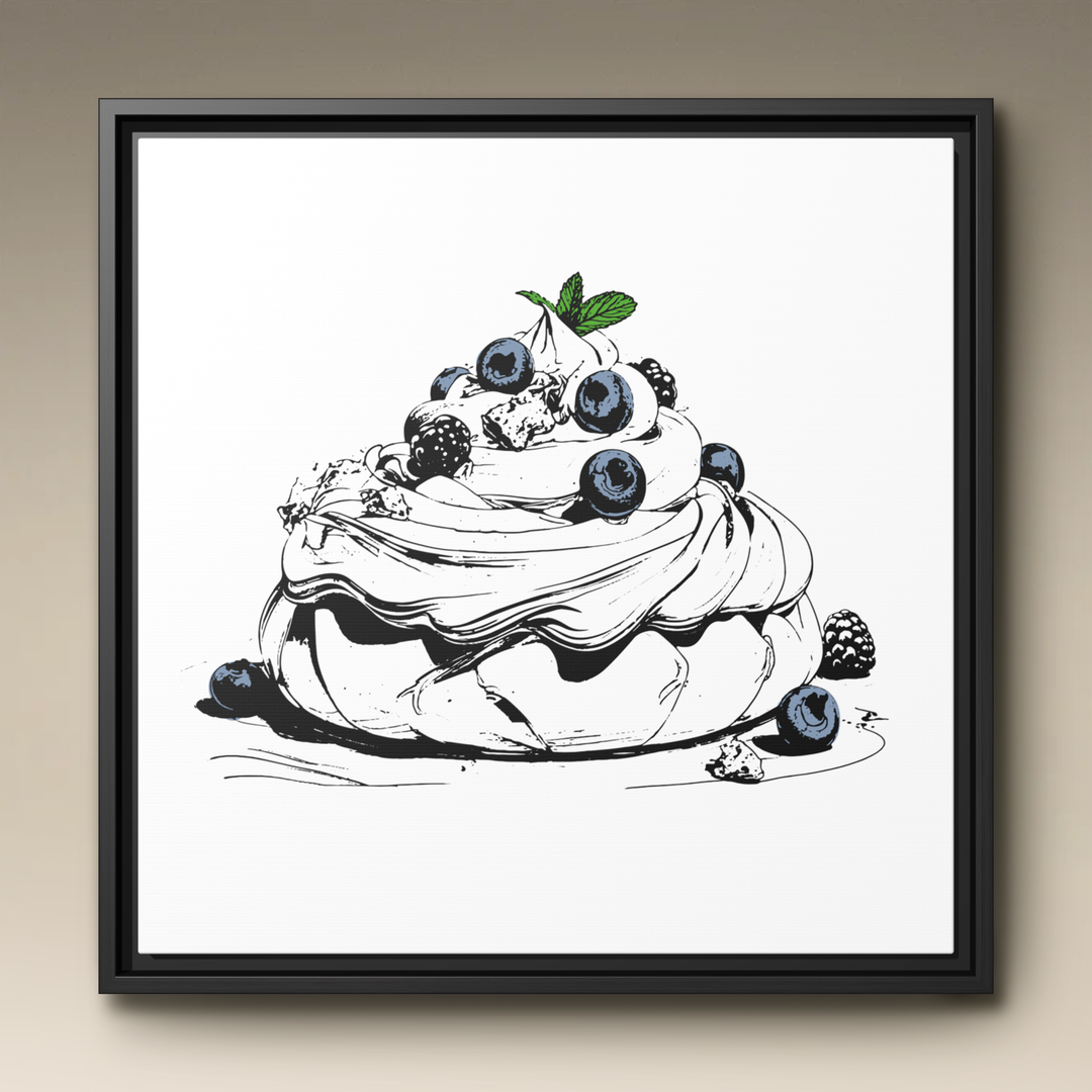 Pavlova Framed Canvas