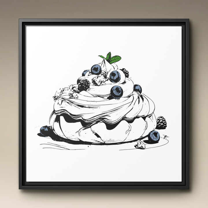 Pavlova Framed Canvas