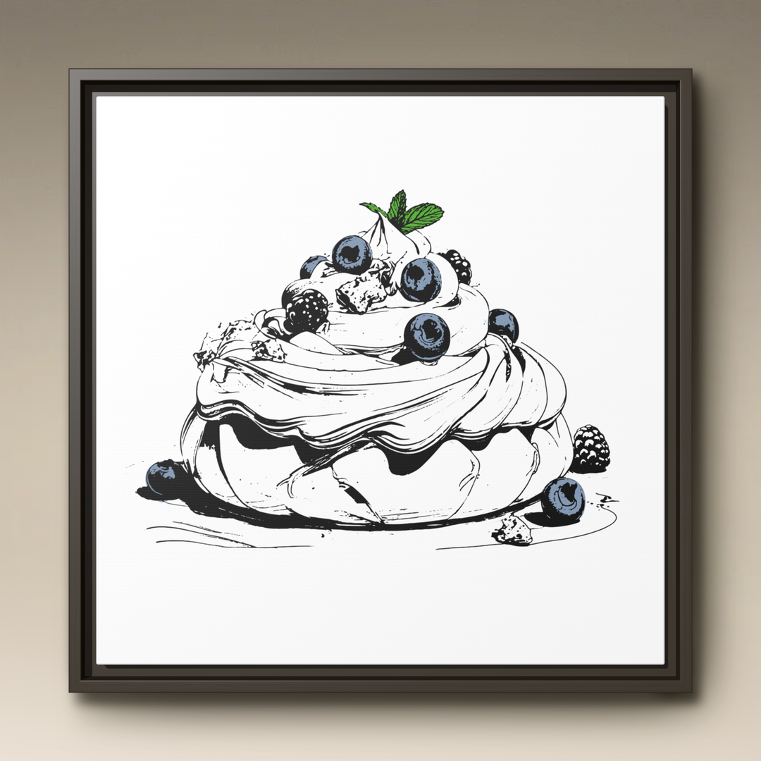 Pavlova Framed Canvas