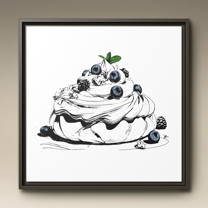 Pavlova Framed Canvas