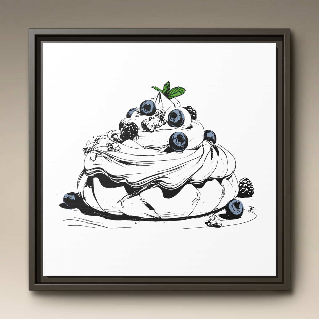 Pavlova Framed Canvas